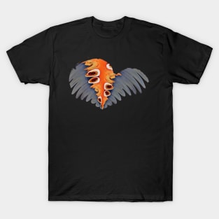 Wings of change grey T-Shirt